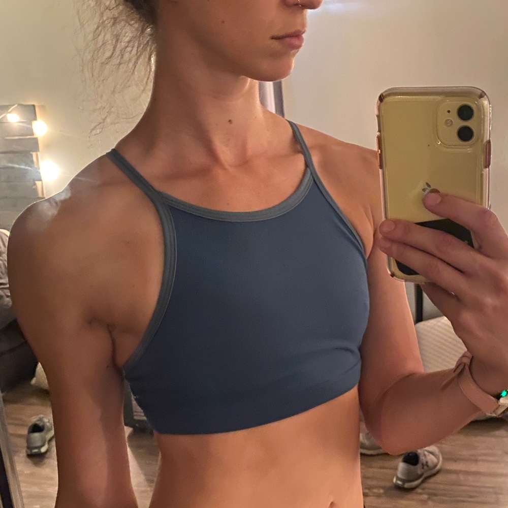 Beyond Yoga Blue Sports Bra